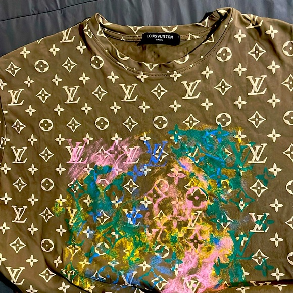 Louis Vuitton 21SS Pastel Monogram Shirt Large